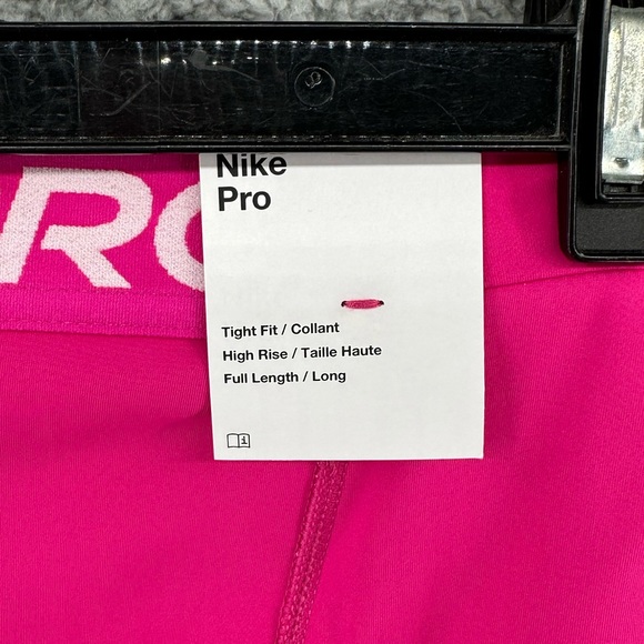 Nike Pro High Waist Rise Full Length Women’s Sz Medium New! - Picture 2 of 6